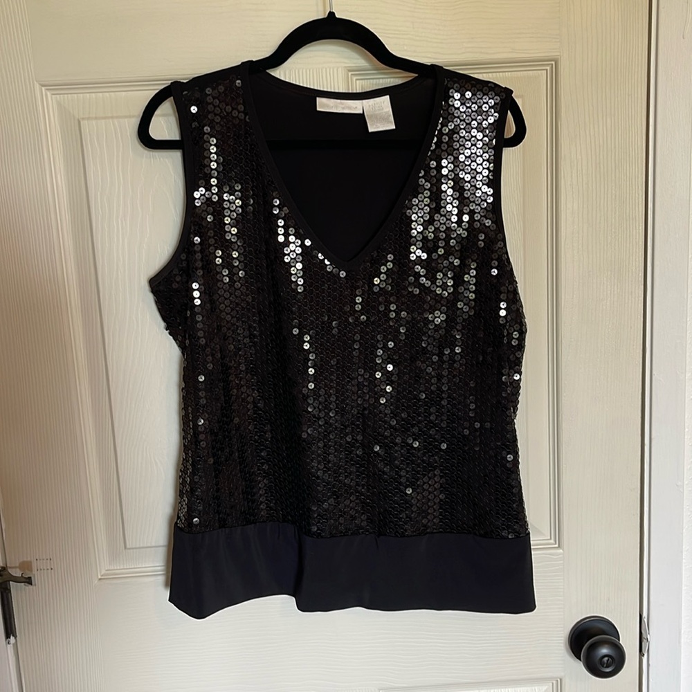 Worthington. Size XL. Sequin tank blouse